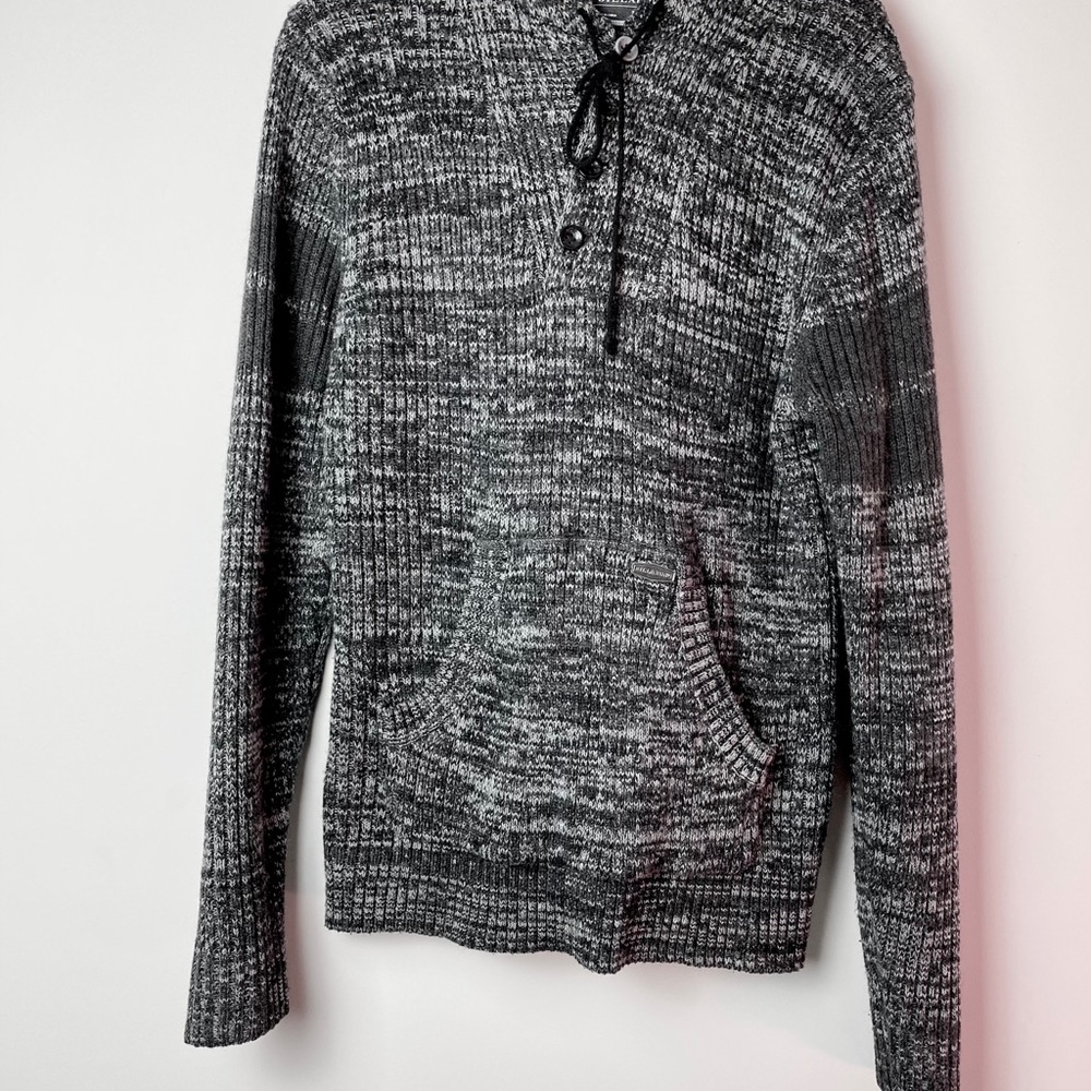 Men’s Billabong Black/Grey Pullover Hoodie Sweater